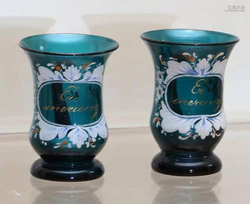 Two Biedermeier Glasses