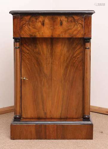 Biedermeier pillar cabinet