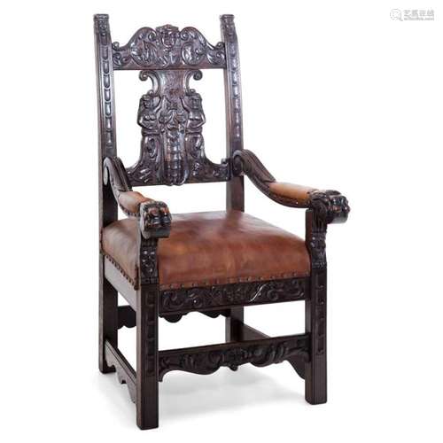 Renaissance style armchair