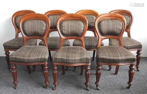 7 Louis Philippe chairs