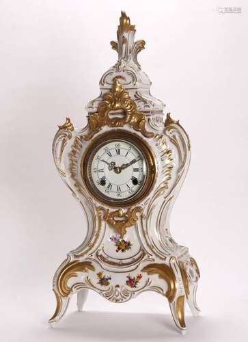 Meissen mantel clock