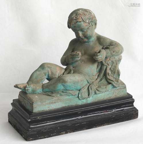 Reclining Putto