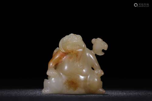 Qing Dynasty Hetian Jade Ornament
, China