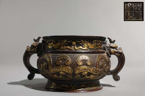 Ming Dynasty  Bronze Gold Gilded 