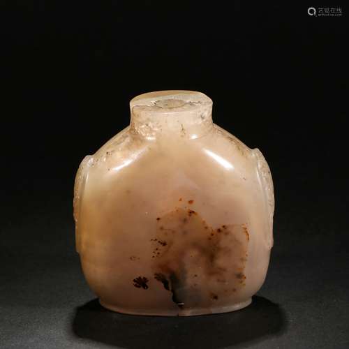 Agate Snuff Bottle , China