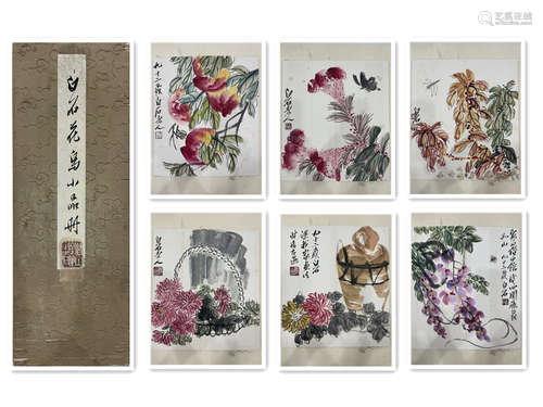 Album Of Painting Of Floral - Qi Baishi
, China