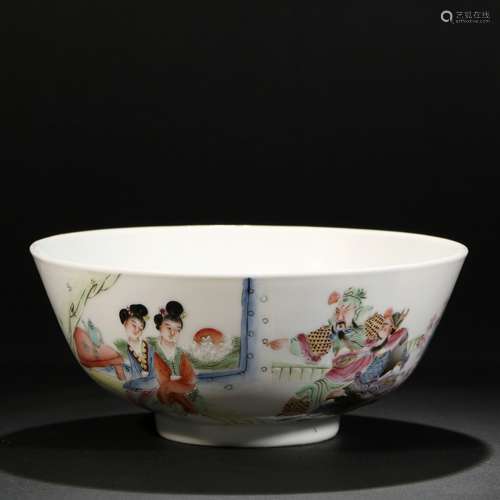 Famille Rose Porcelain Bowl , China