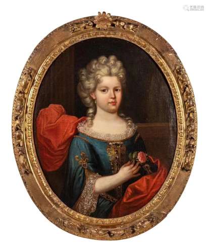 18Th Century Oil Painting Of Figure