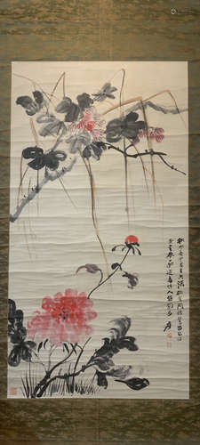 Painting Of Floral - Zhang Daqian, China