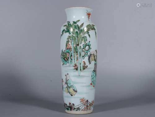 Qing Dynasty   Famille Verte Porcelain 