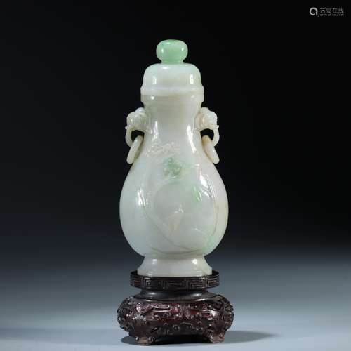 Hard Jade Bottle 
, China