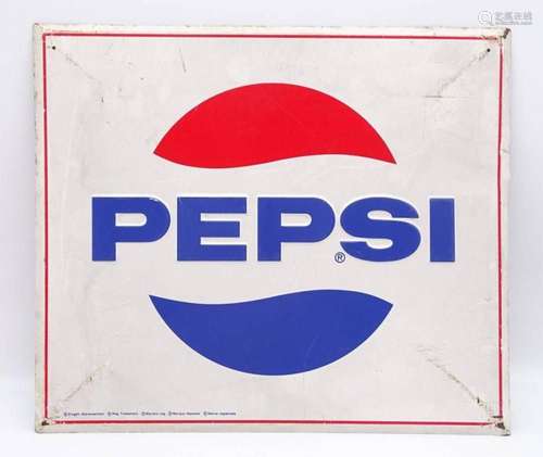 ALTES PEPSI-BLECHSCHILD