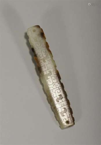 Jade handle shaped ware of shang Dynasty