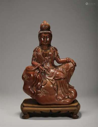 Shoughan Stone Guanyin Statue of the Qing Dynasty