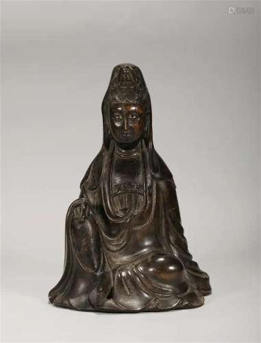 Agarwood Guanyin ornaments from the Qing Dynasty