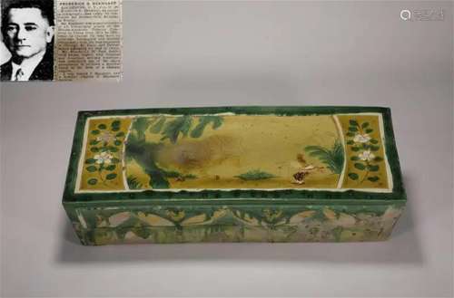 Three-color pillow from Cizhou Kiln in Song Dynasty