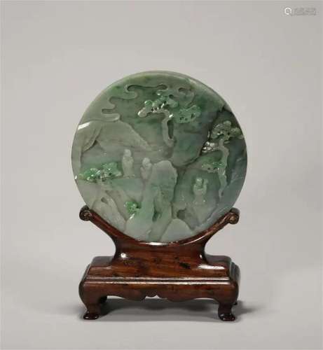 Jade screen in qing Dynasty