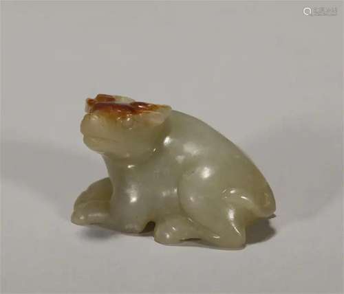 In the qing dynasty jade cattle