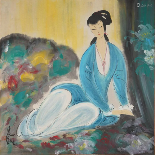 Lin Fengmian, Chinese Figure Painting