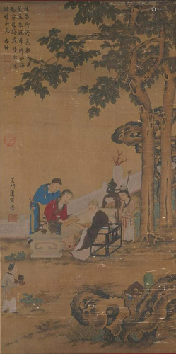 Tang Yin, Chinese Figure Story Painting