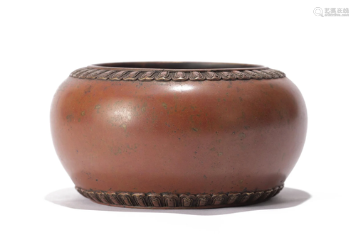 A CHINESE BRONZE CENSER