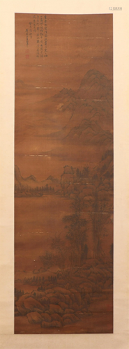 A CHINESE PAINTING SIGNED WANGCUI