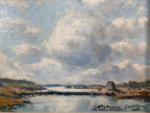 SEEVAGEN Lucien (1887-1959)<br />
"Bréhat, marée basse&...