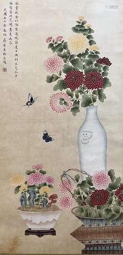 Song Meiling, Chinese Flower Painting