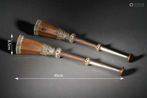 Two Tibetan Style Musical Implements