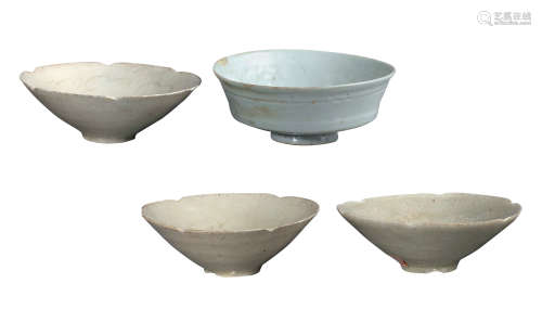 宋代 瓷碗(四件組)
