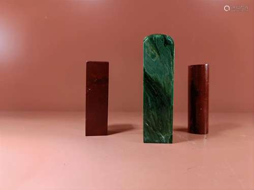 Modern famous natural precious stone seals