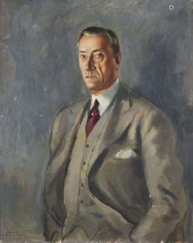 Paul COLIN (1892-1985),Autoportrait,Huile sur toile signée e...