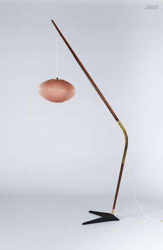 Svend Aage Holm SORENSEN (1913-2004) Lampadaire modèle « fis...