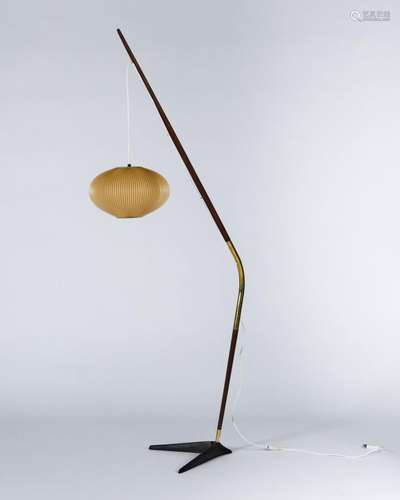 Svend Aage Holm SORENSEN (1913-2004) Lampadaire modèle « fis...