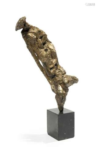 Gérard KOCH  (1926 - 2014),Sculpture abstraite en bronze a p...