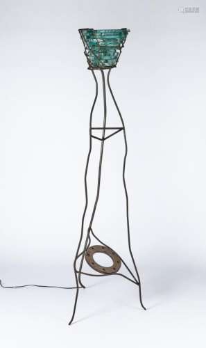 Marco de GUELTZ (1958-1992),Lampadaire à piétement composé d...