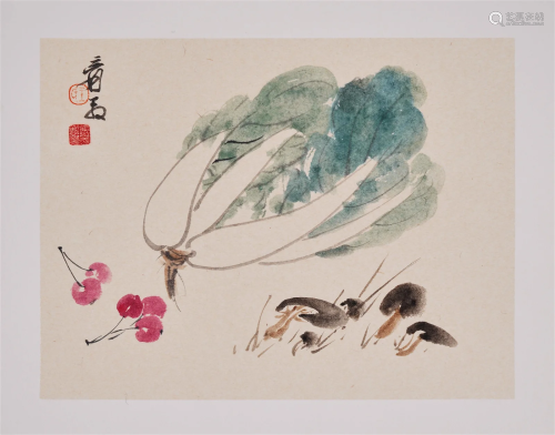 A Chinese Painting By Zhang Daqian on Paper Album