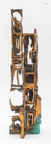 Esther Fuhrman Bronze Sculpture of a Cityscape