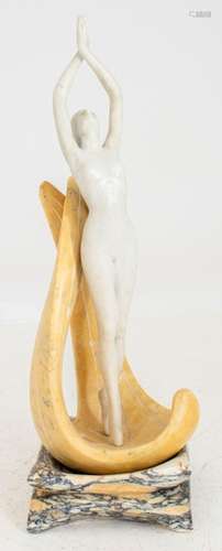 L. Gabrielli, "Dance," Sculpture, Marble