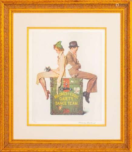 Norman Rockwell "Gaiety Dance Team" Lithograph