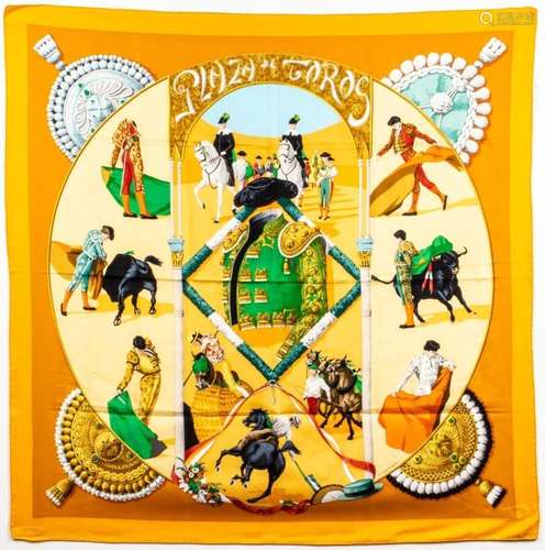 Hermes "Plaza de Toros" Silk Scarf