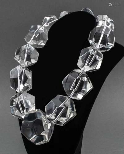 VTG Gerda Lynggaard Monies Chunky Lucite Necklace