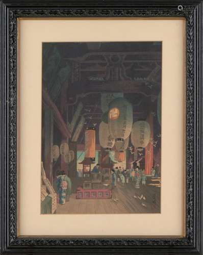 A JAPANESE WOODBLOCK PRINT, EISHO NARAZAKI (1868-1936) SHOWA...