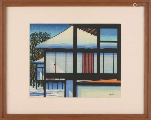 A JAPANESE WOODBLOCK PRINT, CLIFTON KARHU (1927-2007) SHOWA ...