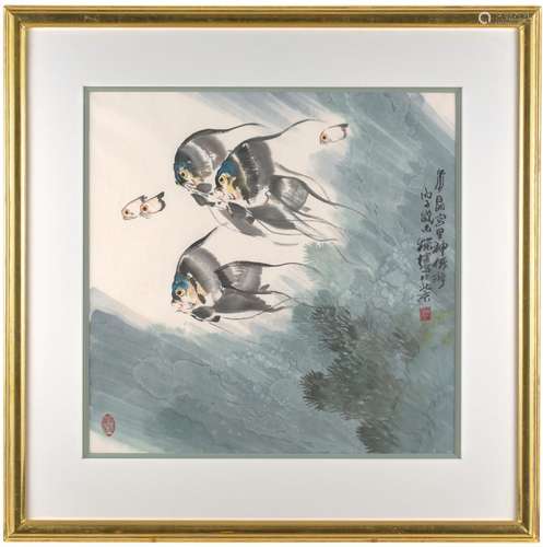 Baodi CHEN 1947- Roaming of Freedom, 1991 Ink and watercolou...