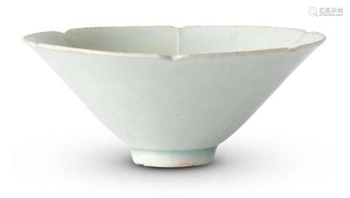 A CHINESE QINGBAI CONICAL FOLIATE-RIM BOWL NORTHERN SONG DYN...