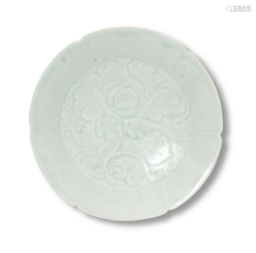 A CHINESE QINGBAI CARVED FOLIATE-RIM BOWL SONG DYNASTY (960-...