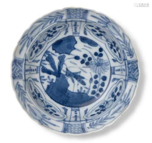 A CHINESE BLUE AND WHITE BOWL WANLI PERIOD (1573-1620)
