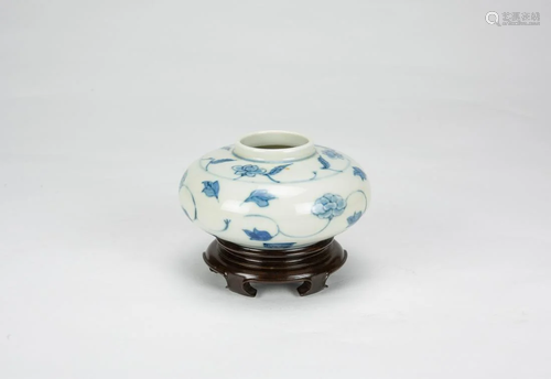 Kangxi-A Blue And White â€˜Flowersâ€™ Washer (Da Ming Xuande...