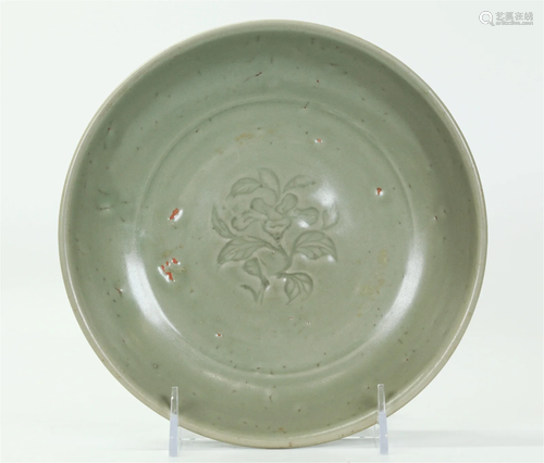 Chinese Ming Longquan Celadon Porcelain Plate